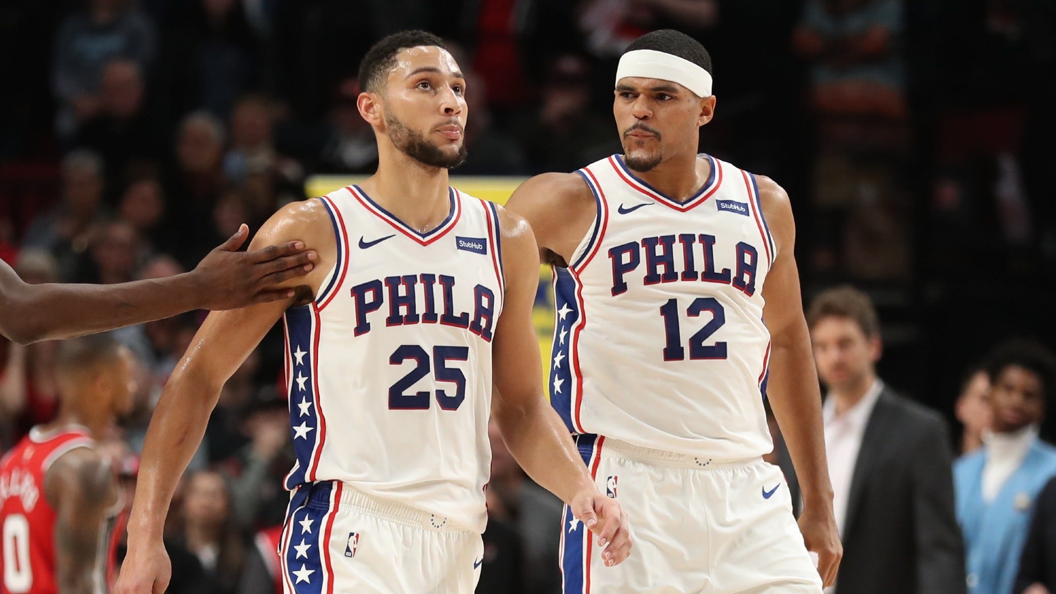 Report: 76ers want to include Tobias Harris in Ben Simmons trade; James Harden still a target