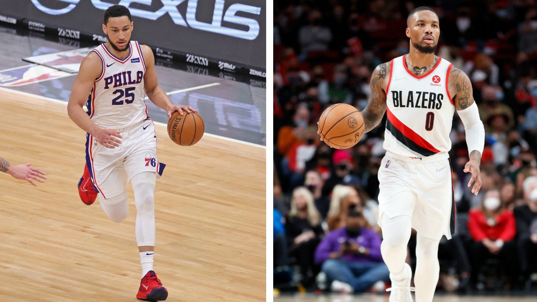 Report: Damian Lillard wants to play with Ben Simmons, teams have discussed deal involving CJ McCollum