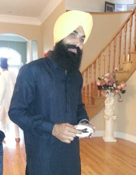 Taptejdeep Singh, 36, was one of nine people killed on Wednesday.