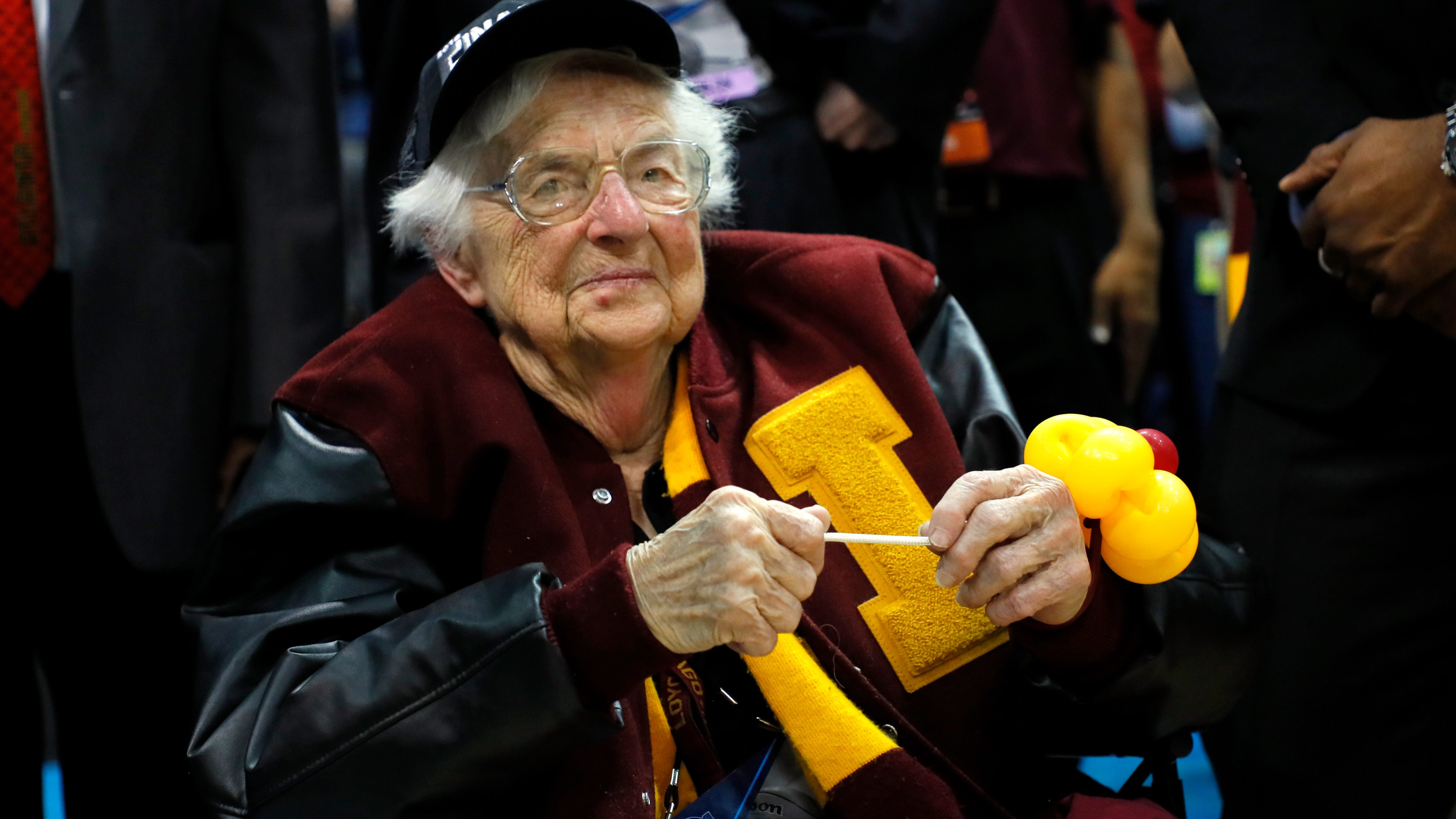 Sister Jean will travel to Indy to cheer on Loyola's Ramblers