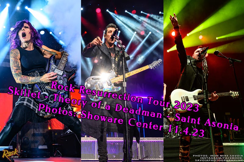 Skillet - Theory of a Deadman - Saint Asonia - Showare Center - Kent, WA 11.4.23