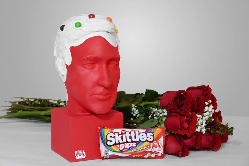Skittles Dips 3D Sculpture