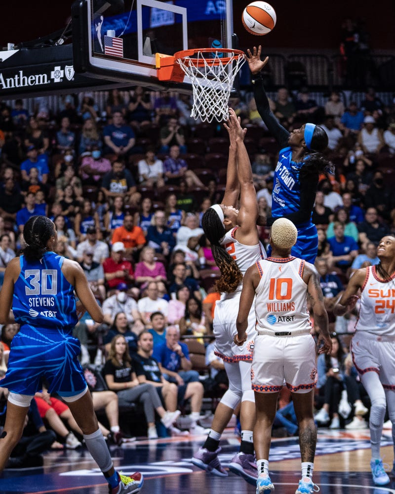 The Connecticut Sun fell to Chicago in overtime Sunday afternoon.