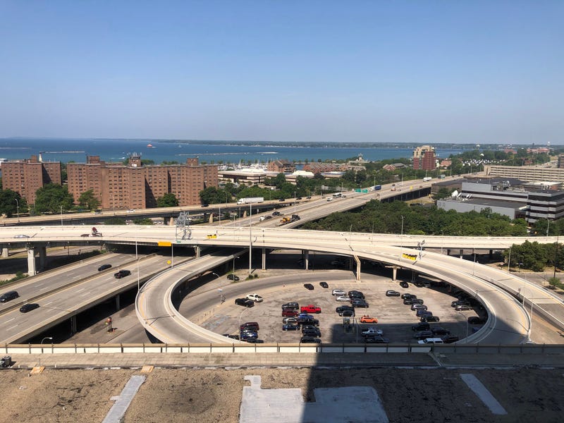 Developer Doug Jemal is planning to build a nine-story building in the "Donut Lot". July 8, 2020