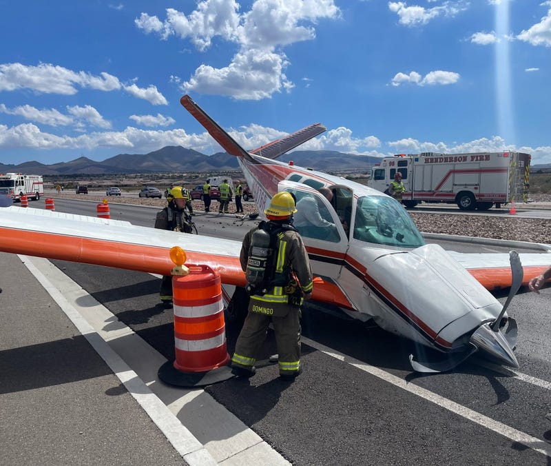 Scene of a small plane crash in Henderson on September 15th, 2022