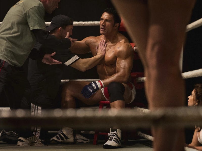Dwayne "The Rock" Johnson in "The Smashing Machine.