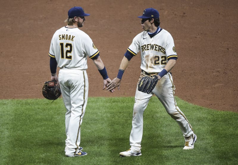 Justin Smoak & Christian Yelich, Milwaukee Brewers