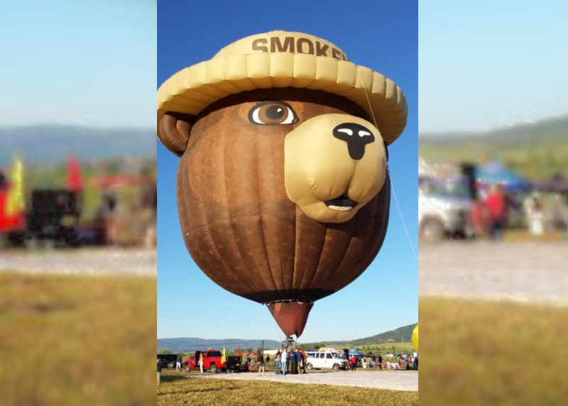Smokey Bear hot air balloon
