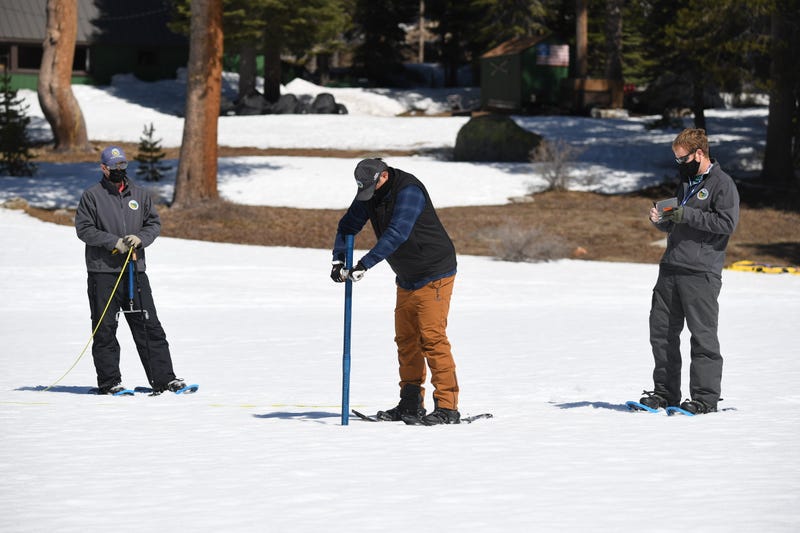 The April 1 snow survey, usually the Sierra Nevada's deepest of the season, yielded below average results, as expected.