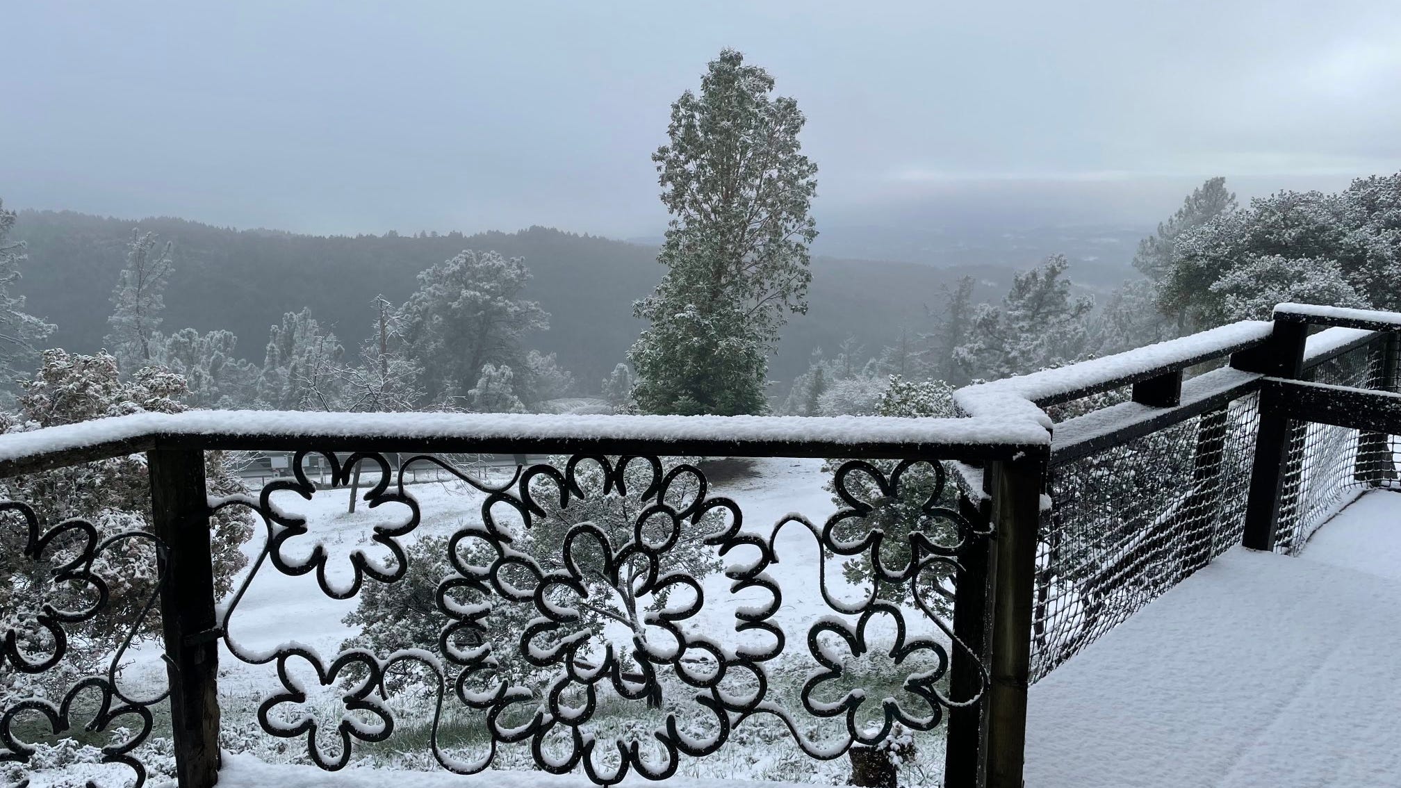 PHOTOS: Big storm drops snow dusting on Bay Area mountains, wintry mix at lower elevations