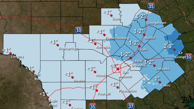 Winter precipitation snow forecast
