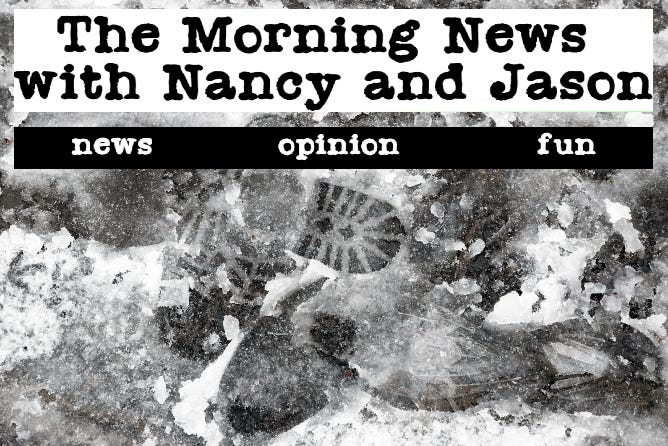 New Morning News Winter Storm Footprints