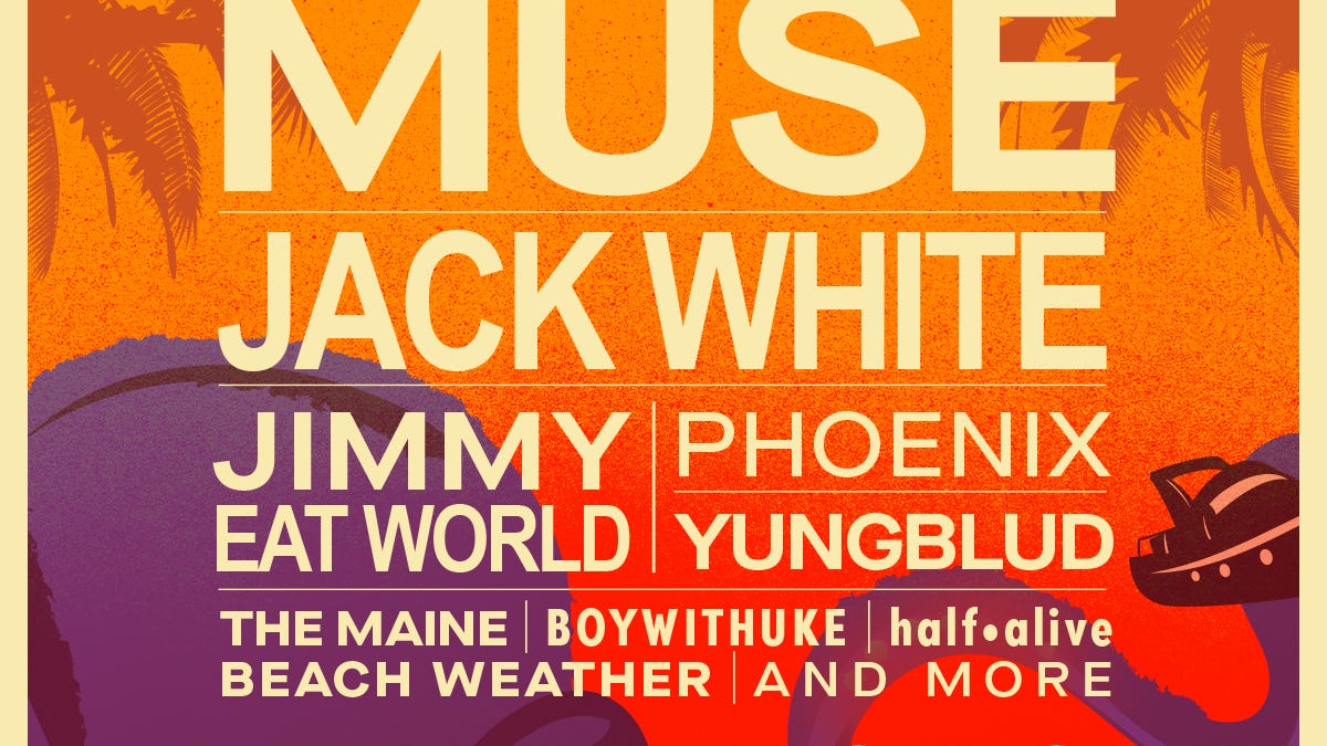Audacy Beach Festival returns to Florida December 3 and 4 with Muse, Jack White, Phoenix, and more