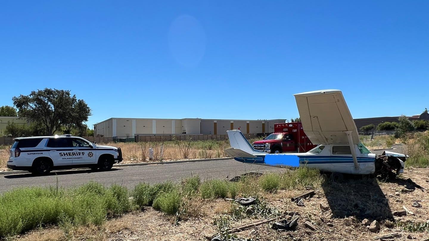 'We feel really blessed': 2 mostly unscathed after Vacaville small plane crash