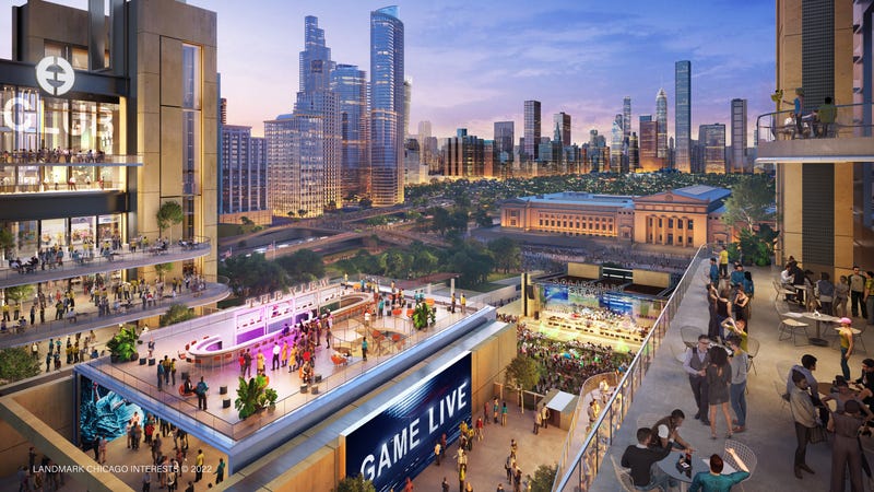 Rendering of Soldier Field