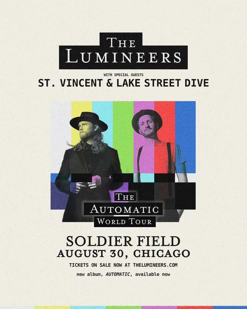 The Lumineers at Soldier Field on August 30