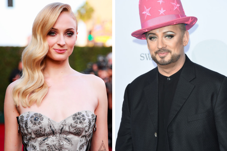 Sophie Turner and Boy George