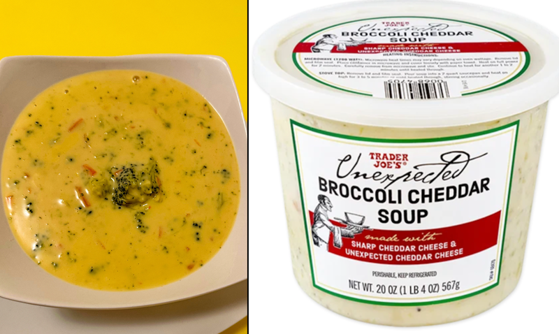 Trader Joe's Unexpected Broccoli Cheddar Soup has been recalled over concerns it may contain insects