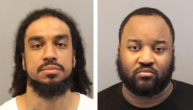 Alan Frederick, left, and Jevon Smith.