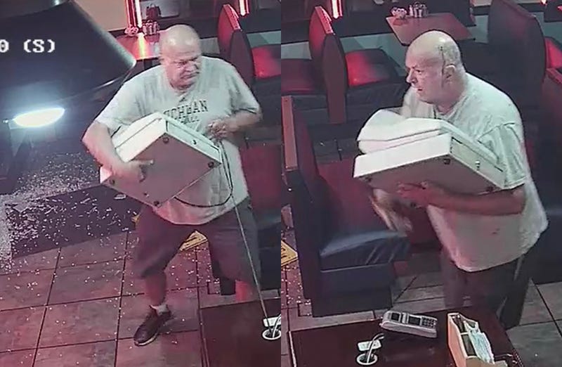 Southgate police search for man who used landscaping rock to break into restaurant
