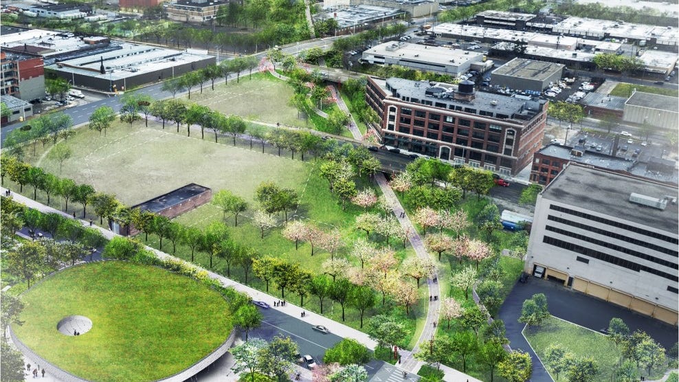 'This really is an extraordinary time in Detroit': Officials break ground on Southwest Greenway