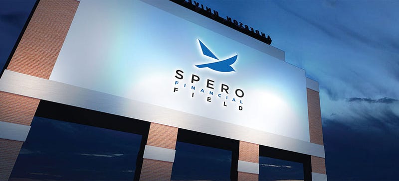 Spero Financial and Anderson University on Wednesday finalized a $1 million agreement to create Spero Financial Field at Dr. Melvin and Dollie Younts Stadium.