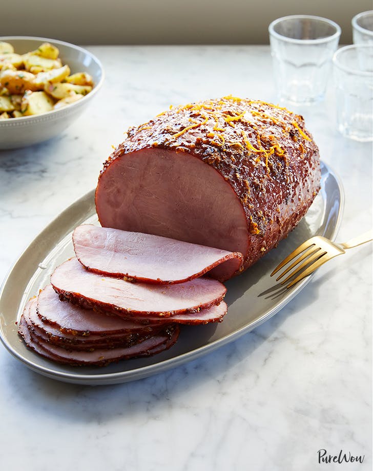 Orange Honey Glazed Ham