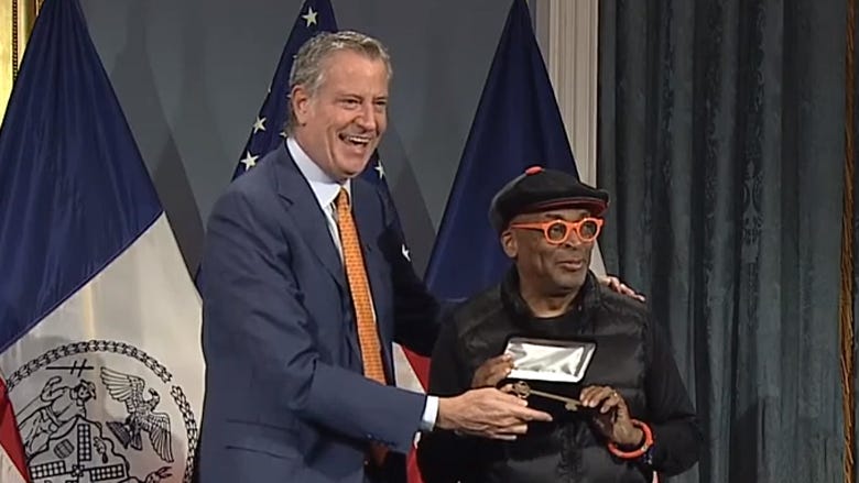 Director Spike Lee receives key to the city: 'I live and die New York City'