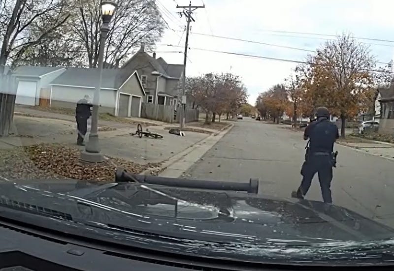 St. Paul police have released body cam video of their interaction last weekend with a fugitive suspected in a double homicide and armed carjacking.