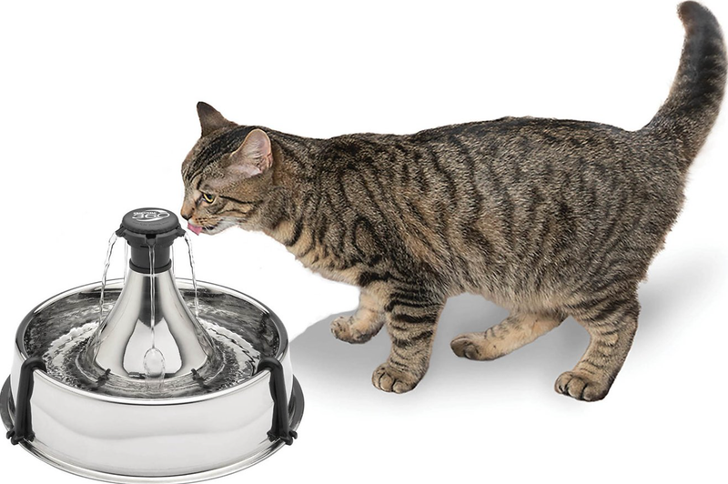 Stainless steel pet fountain 