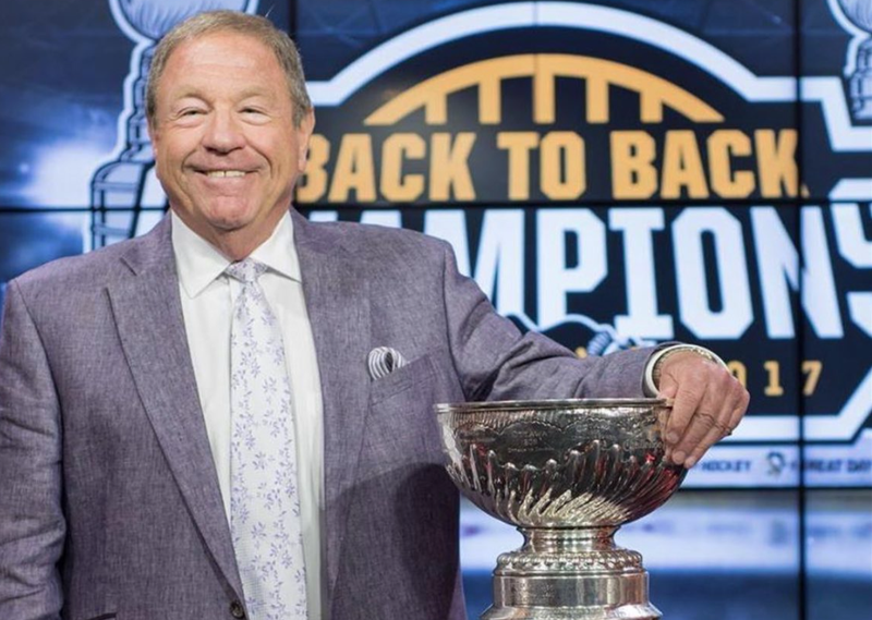 Stan Savran with Stanley Cup