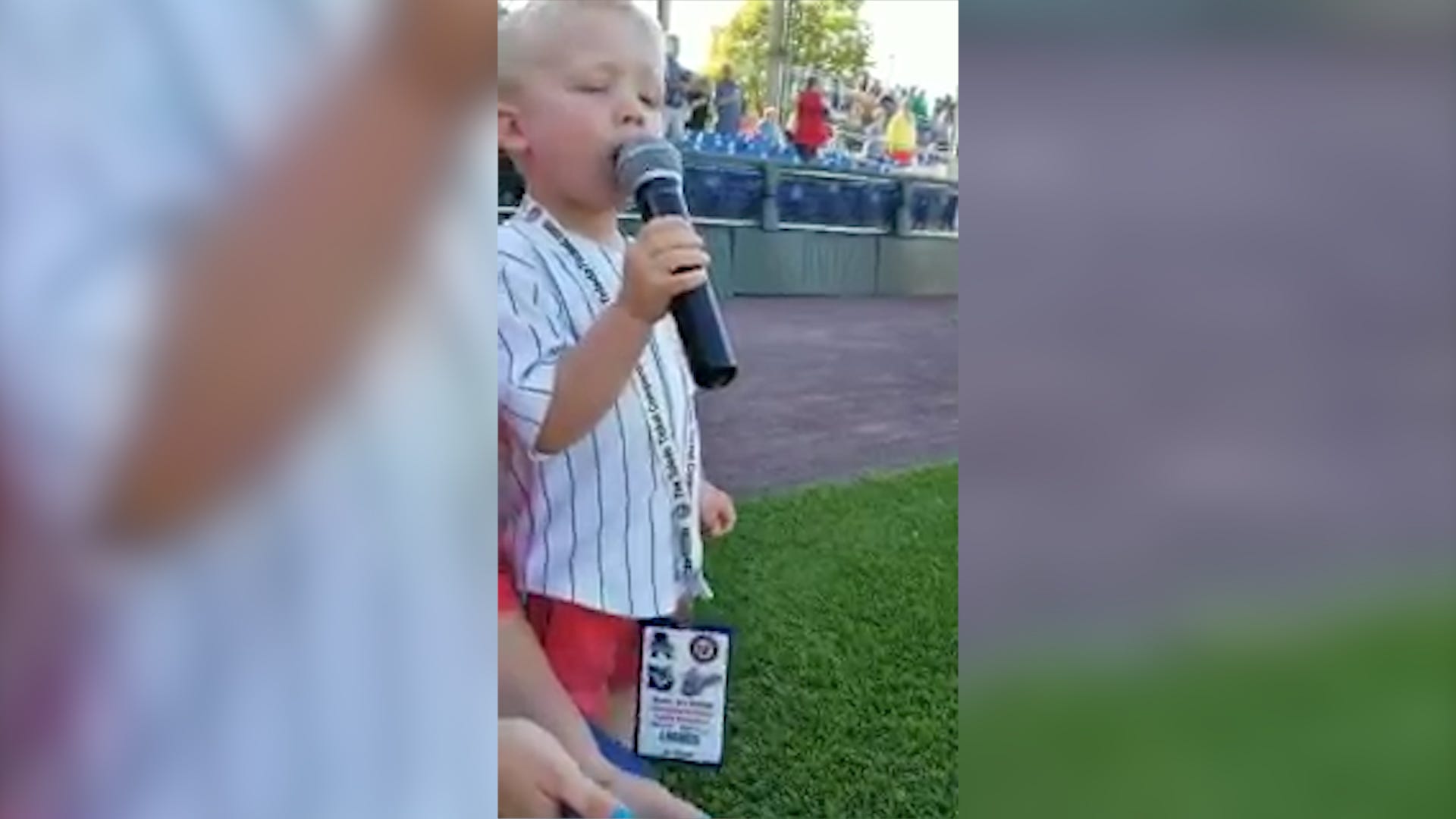 Watch This 3-Year-Old Boy’s Adorable Rendition of the National Anthem