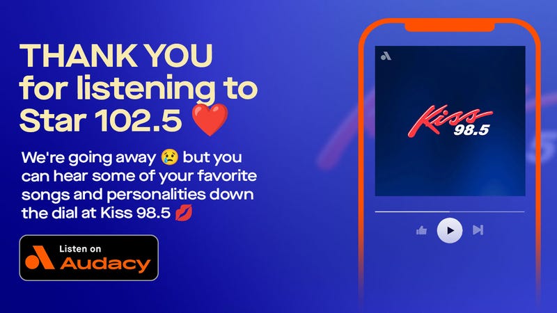 THANK YOU for listening to Star 102.5
