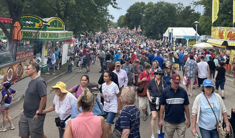 People came in droves for the first day of the Minnesota State Fair. 
