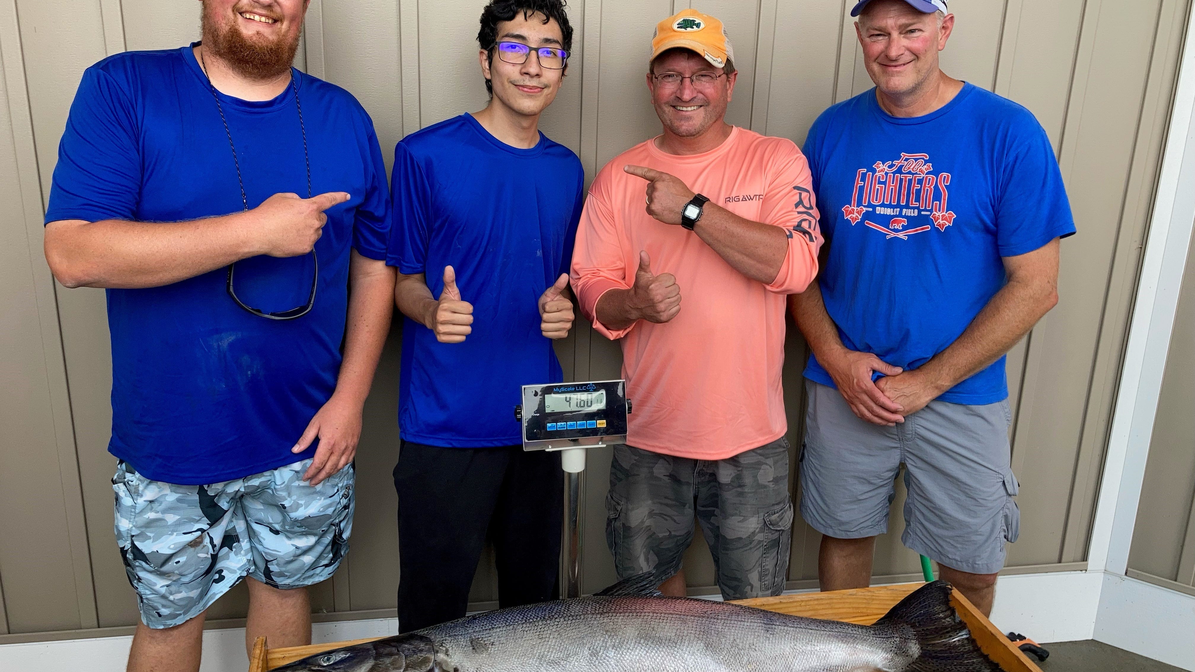 Oakland County teen sets new Michigan state salmon record