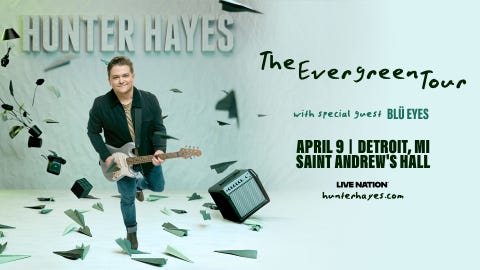 Hunter Hayes at St. Andrew's Hall