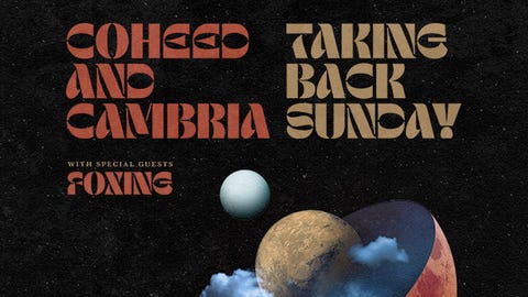 Coheed and Cambria * Taking Back Sunday