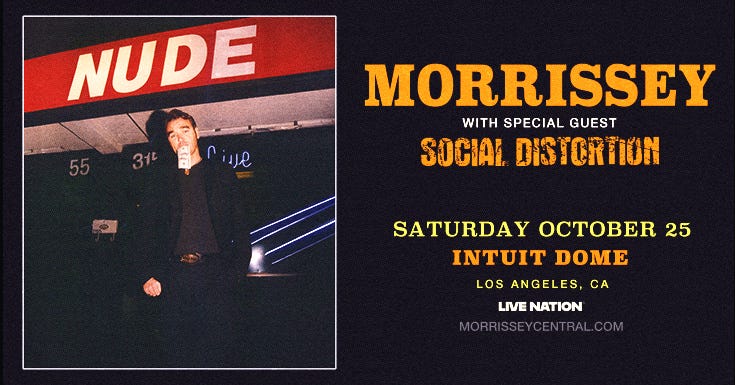 Morrissey with Social Distortion