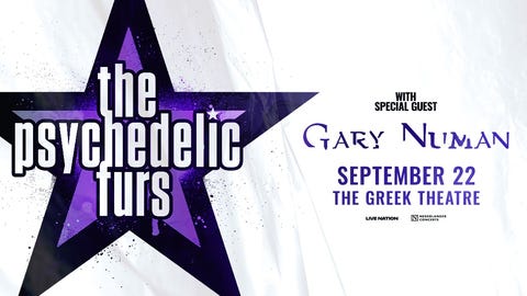 The Psychedelic Furs with special guest Gary Numan