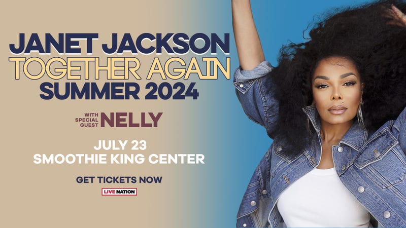 Janet Jackson Together Again Summer 2024 with special guest Nelly