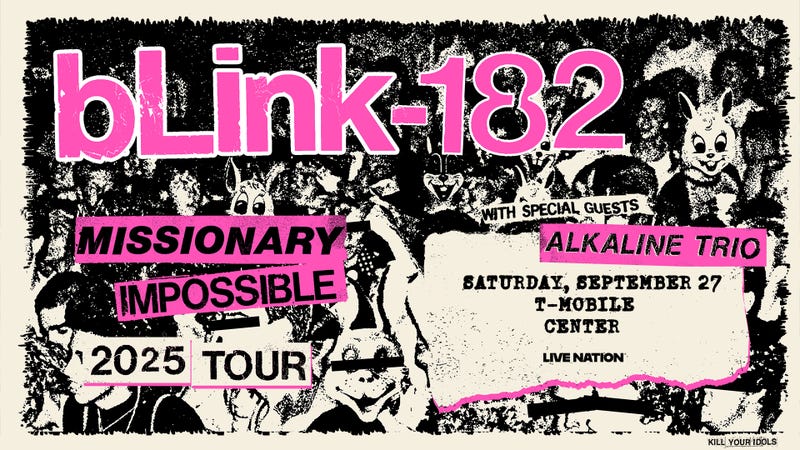 Blink 182 will be in Kansas City on September 27th at T-Mobile Center!