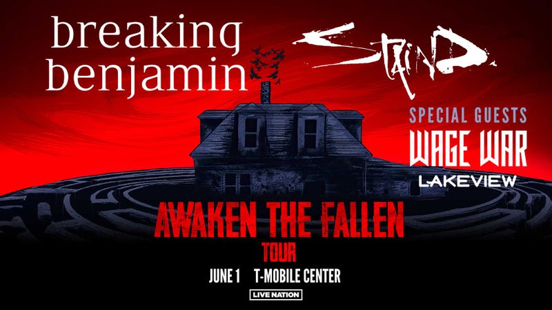 Staind and Breaking Benjamin will be performing at the T-Mobile Center in Kansas City on June 1st, 2025