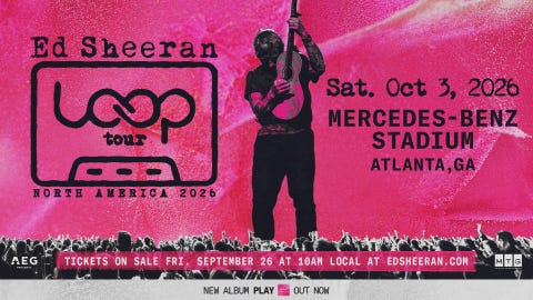 Ed Sheeran (Atlanta)