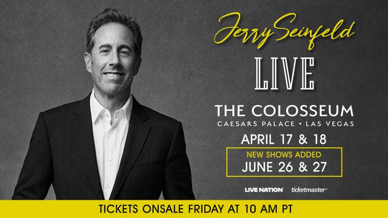 Jerry Seinfeld Las Vegas Live at The Colosseum