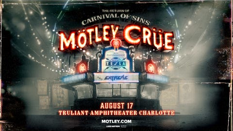 The Return Of The Carnival of Sins: Mötley Crüe