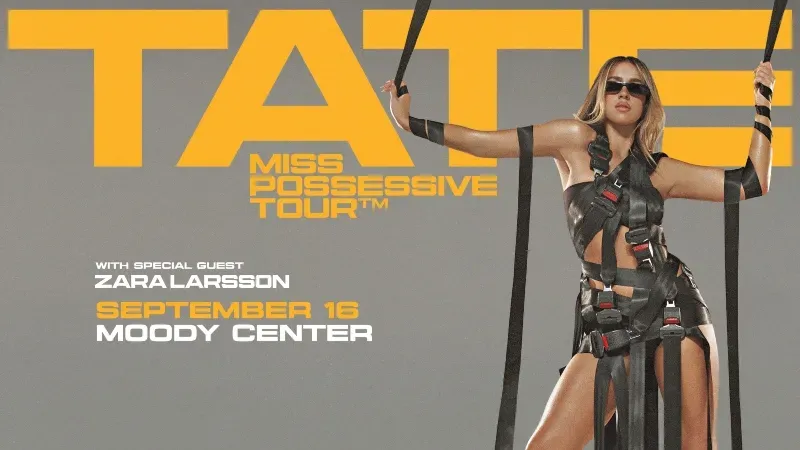Tate McRae @ Moody Center - 1st show on 9/16 with Zara Larsson