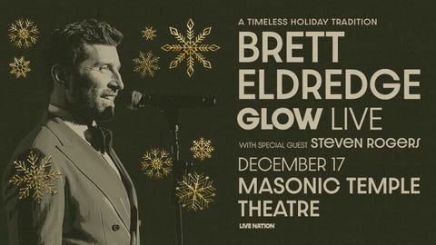 Brett Eldredge at the Masonic Temple Theatre
