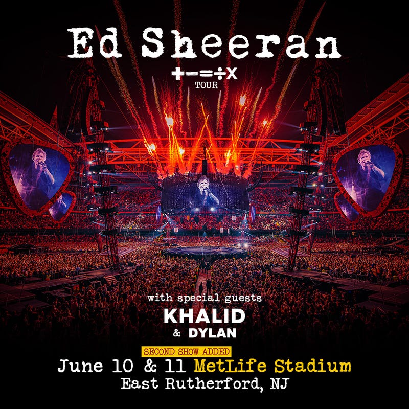 Log in and Listen to win Ed Sheeran tickets
