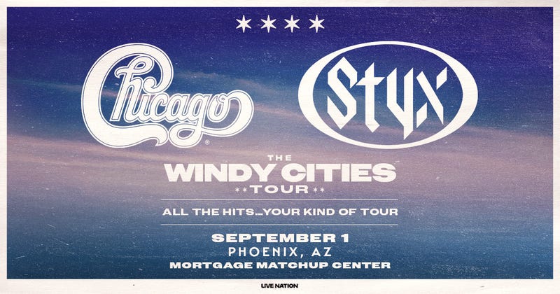 Chicago & Styx The Windy Cities Tour
