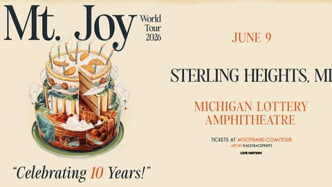 Mt. Joy at Michigan Lottery Amphitheatre at Freedom Hill